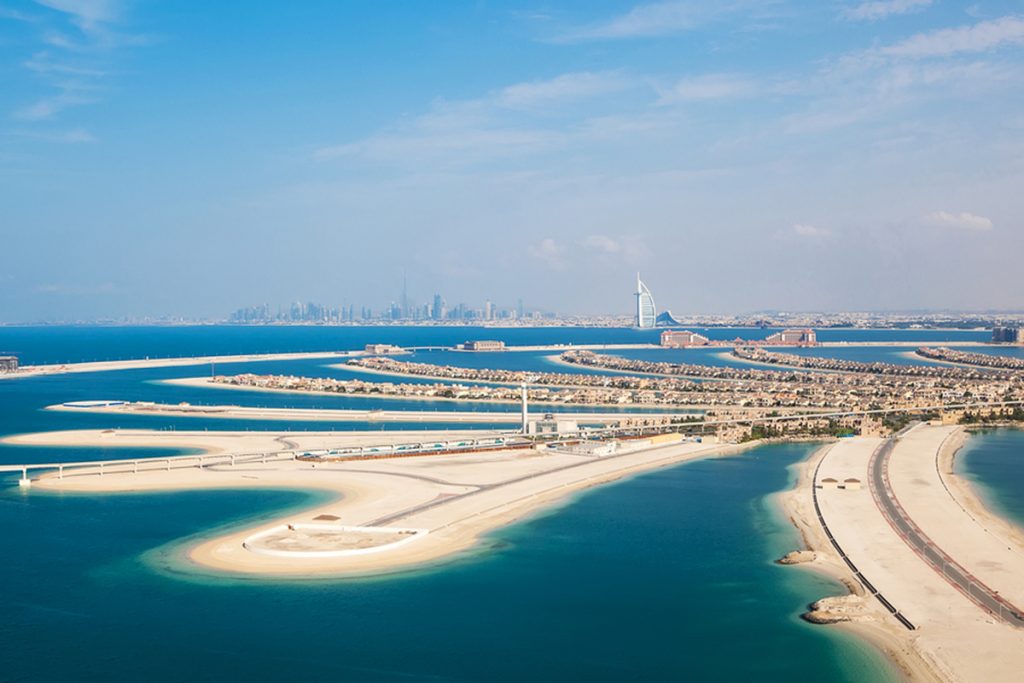 “The Palm Jumeirah” – die Palmeninsel in Dubai